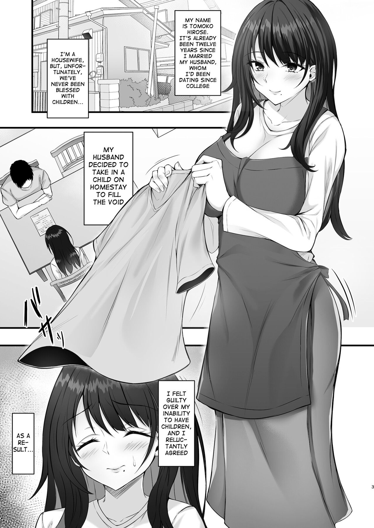 Hentai Manga Comic-The story of how the mom at my homestay came over and over on my huge cock-Read-2
